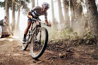 Lars Forster beim UCI XCO World Cup in Les Gets, Frankreich.