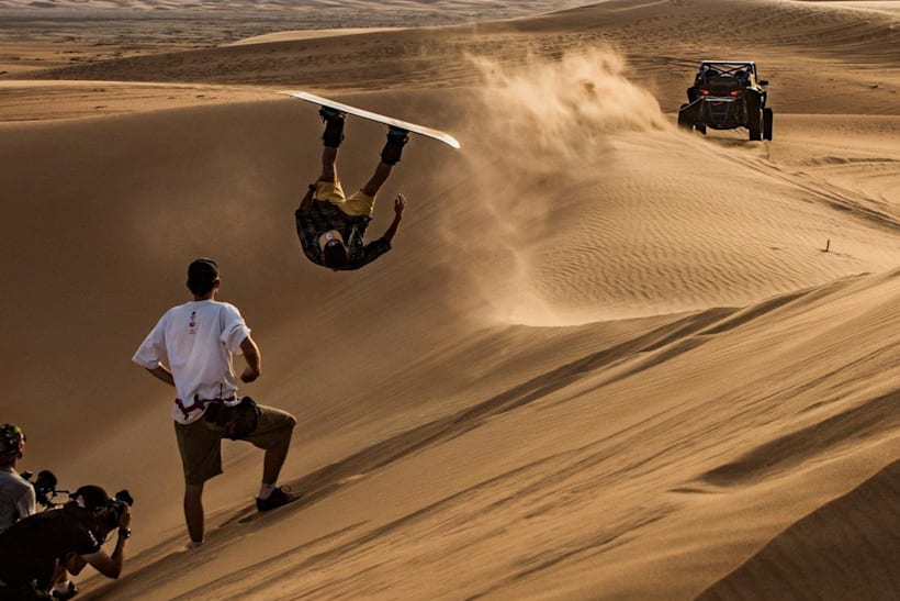 Behind The Scenes Of Dune Freestyle Sandboarding Film