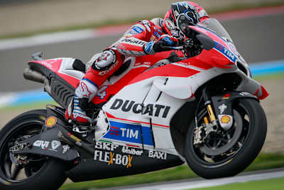 Andrea Dovizioso started from pole but crashed out