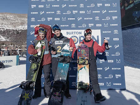 Slopestyle Podium Burton US Open 2017