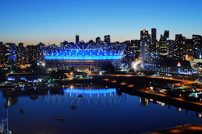 Le stade BC Place de Vancouver.