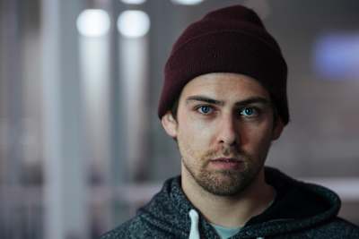 Chris Plys poses for a portrait in Blaine, USA on 01 April 2017.