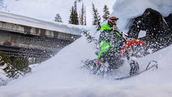Regan Seig heads out into the Idaho backcountry during filming of 'Powder Hounds'