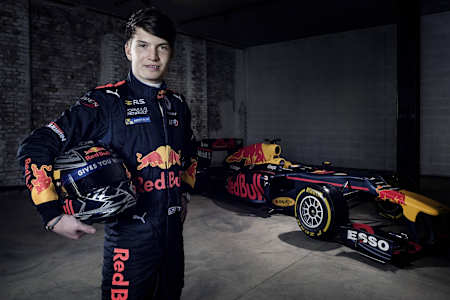 Dan Ticktum seen during a photo shoot at Red Bull Junior Team Media Day 2017, in Salzburg, Austria on May 2, 2017.