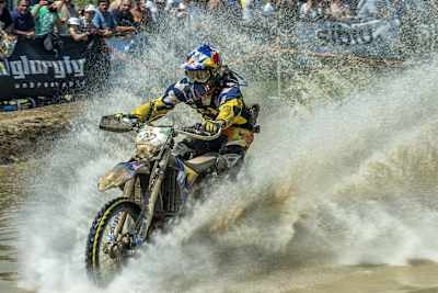The Hard Enduro action at Red Bull Romaniacs in 2016 was particularly wet and wild.