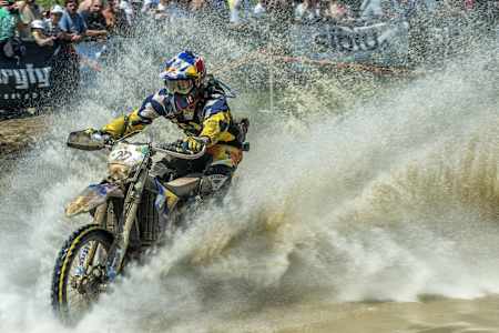 The Hard Enduro action at Red Bull Romaniacs in 2016 was particularly wet and wild.