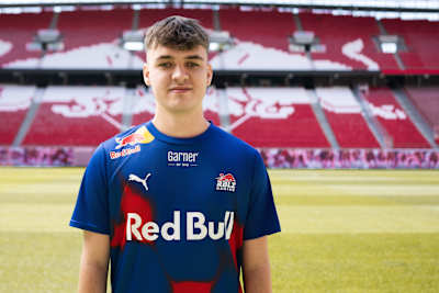 RBLZ_Tekkz at a photo shoot in the Red Bull Arena.