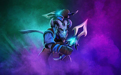 Artwork of Dota 2 eSports game hero Riki by Valve
