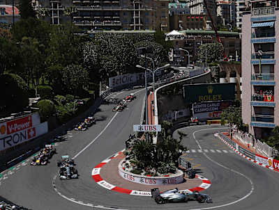A photo of the Circuit de Monaco.