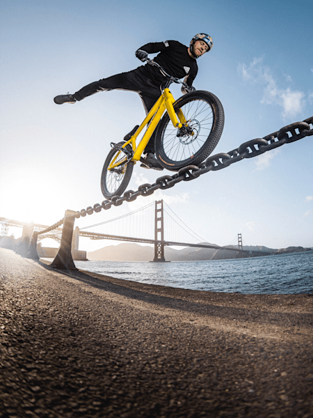 Chain reaction “I mean, it’s not the hardest trick,” MacAskill says, though others may disagree. “It’s a big, thick, chunky chain, but with a slight twist in it and OK, it was rocky down on the side.”