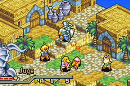 Final Fantasy Tactics Advance : Premier combat du jeu vidéo RPG.