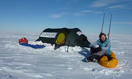 While Antarctic weather was bearable by day, by nightfall it was hellish