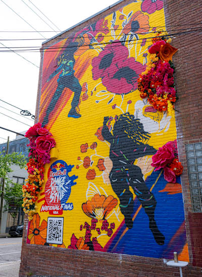 Red Bull Dance Your Style mural in Atlanta