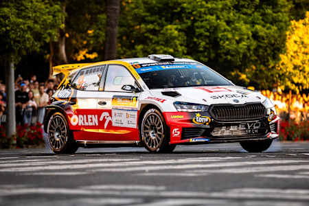 Matulka took a first ERC stage win in Spain