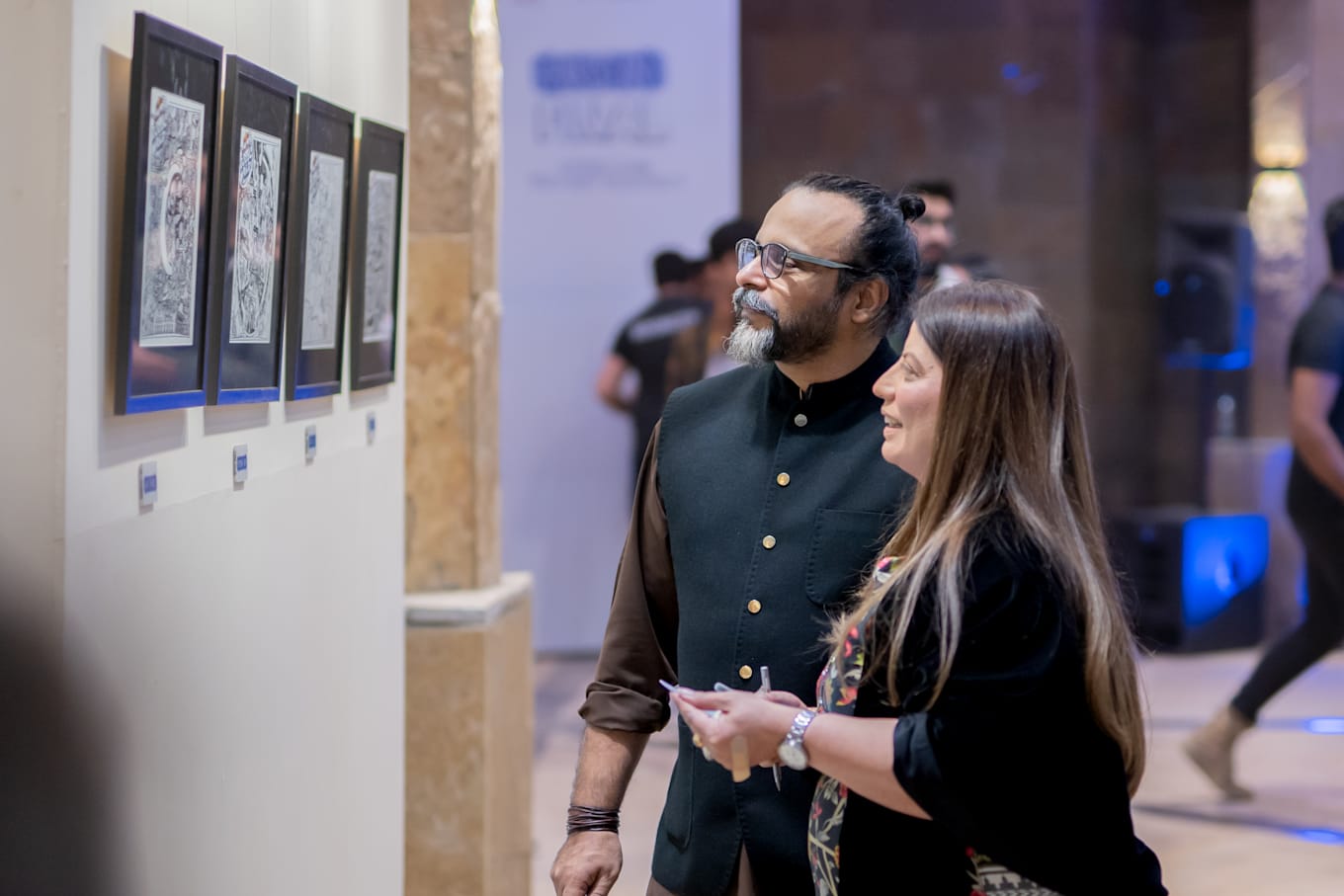 Red Bull Doodle Art National Final Judges - Imran Ali Dina and Amna Shah