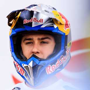 Liam Everts of Belgium seen during the FIM MXGP Motocross World Championship in St. Jean d Angely, France on August 21, 2022.