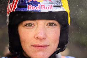 Portrait of Nouria Newman during a photo shoot in France on March 22, 2022. 