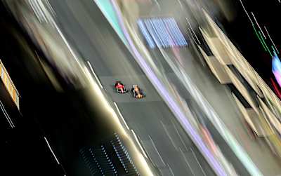 Overtaking in Formula 1.