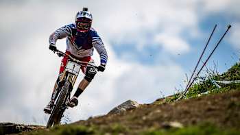 Aaron Gwin - tyres still attached