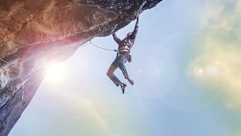 Material gráfico para Fine Lines, película sobre escalada en roca