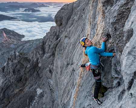 Kletterin Sasha DiGiulian in Action. 