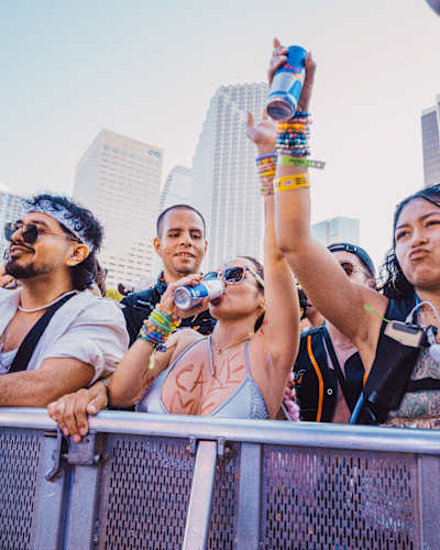 Attendees at Ultra Music Festival on March 28, 2026 at Miami, Florida, Unites States