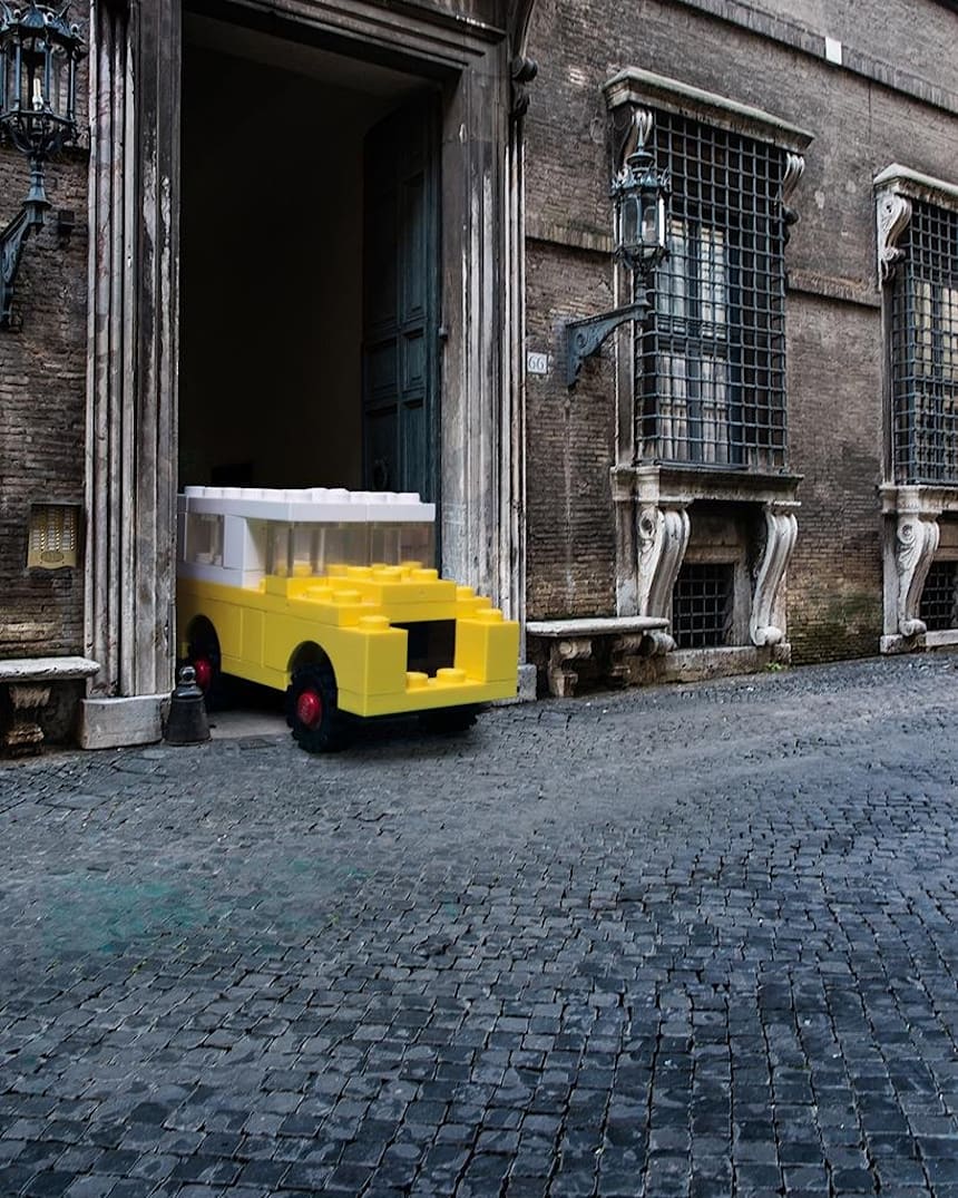 Domenico Franco S Life Sized Lego Rome Cars Red Bull