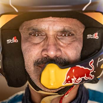 Nasser Al-Attiyah for Prodrive Hunter for Dakar 2024 in Dubai, UAE on November 8, 2023.