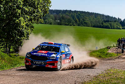 Marczyk wasn't completely at home on Sweden's fast-paced gravel