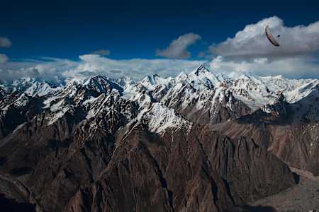 Hanging out over the Himalayas