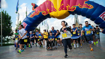 Start seen during the Wings for Life World Run in Tashkent, Uzbekistan on May 10, 2026.
