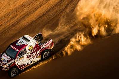 Nasser Al-Attiyah triumphed in the cars