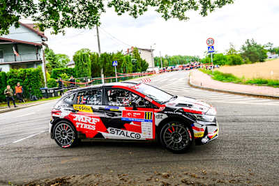 Czech star Cais competes for Team MRF Tyres in the ERC