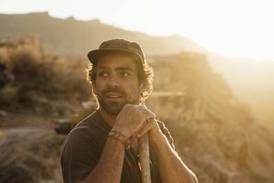 Mountain bike rider Alex Volokhov.