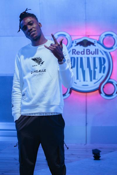 Portrait du rappeur SLK pour Red Bull Spinner.