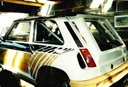 Perfil del R5 Maxi Turbo de Neil Brighton, en construcción, WRC, Rally.