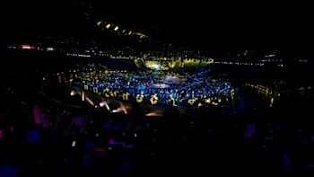 Venue of the Red Bull BC One World Final at NSCI in Mumbai, India on November 9th 2019.