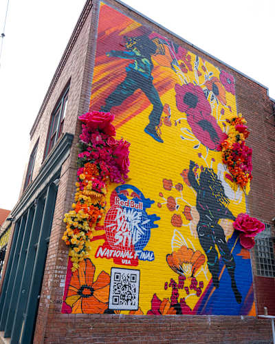 Red Bull Dance Your Style mural in Atlanta