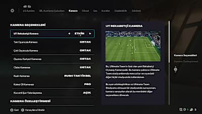 Yeni UT Rekabetçi Kamera yalnızca UT stadyumlarında kullanılabiliyor