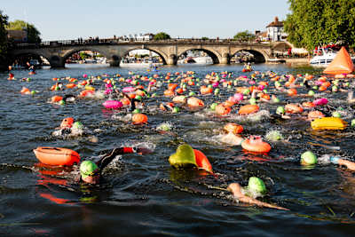 Participants during the Thames Marathon