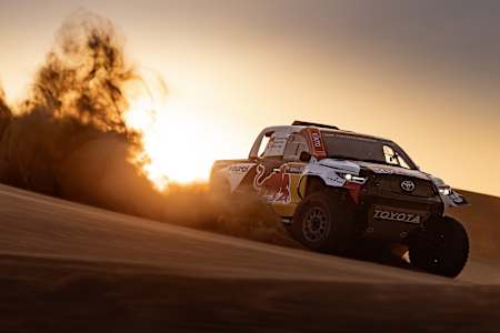 Seth Quintero and Dennis Zenz race the 2024 Dakar Rally for Toyota Gazoo Racing.