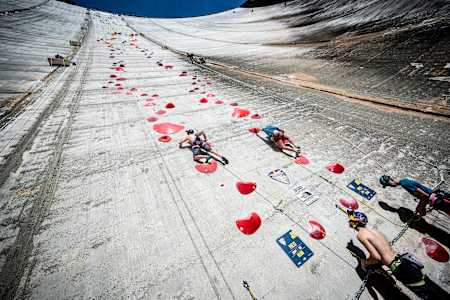 Location von Red Bull Dual Ascent in Verzasca, Schweiz, am 30. Oktober 2022.