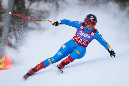 Sofia Goggia (ITA) is seen during the women's Alpine Downhill Race for the FIS Alpine Skiing World Cup 2021 - 2022 in Zauchensee, Austria on January 16, 2022.