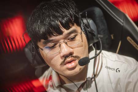 jawgemo of G2 is seen on stage during VALORANT Champions Paris Group Stage Day 10 at Les Arènes de Grand Paris Sud on September 22, 2025 in Paris, France.