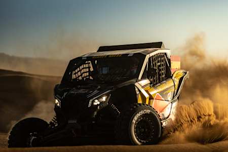 Cristina Gutierrez con il Can-Am Maverick XRS Turbo