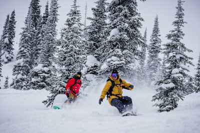 Beau Bishop and Chris Rasman at Red Bull Natural Selection Tour at BC