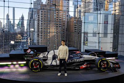 Scuderia AlphaTauri Formula One driver Nyck De Vries