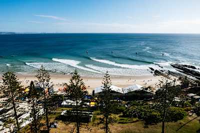 Surfing at Gold Coast, Queensland, Australia 2023