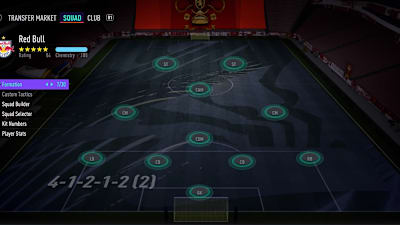 La formation 41212(2) dans FIFA 21