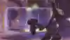 A screenshot of Lucio behind a friendly Reinhardt